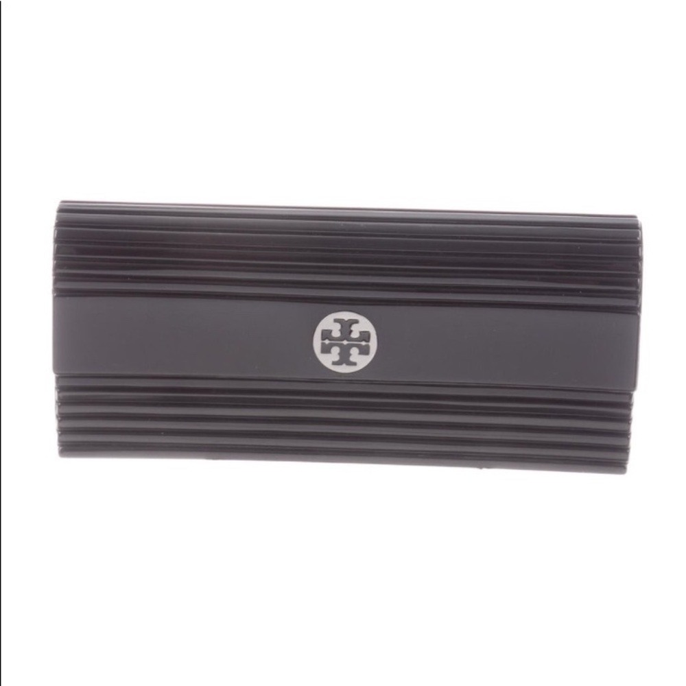 Tory Burch black Kerry Resin Clutch